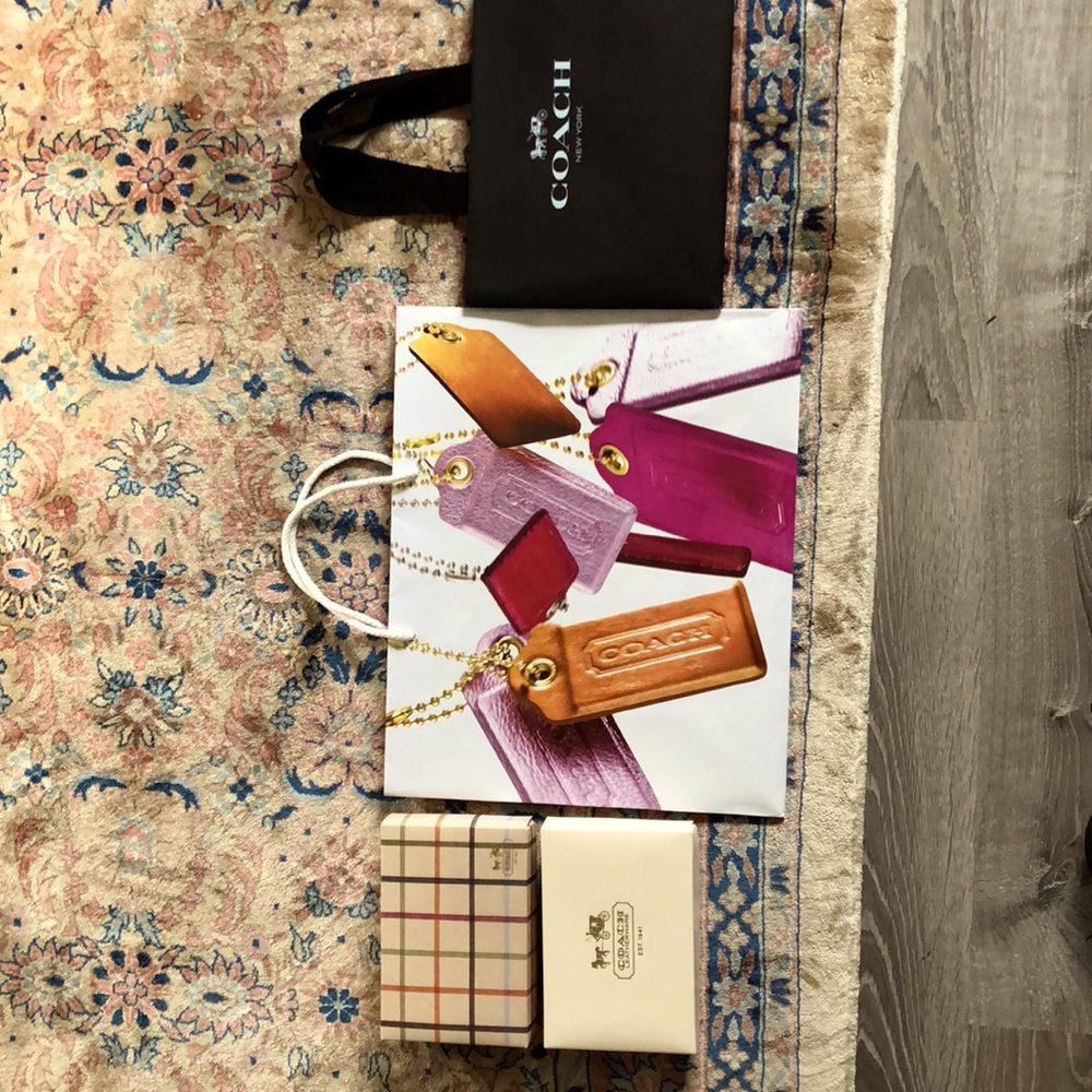 Coach bags and boxes. Excellent condition.